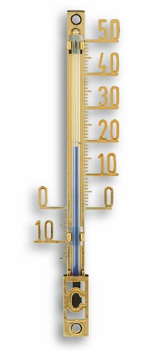 TFA Buitenthermometer analoog - kunststof - Goud